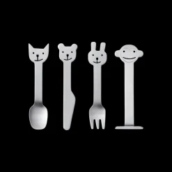 Animal Friends Børnebestik 4 dele