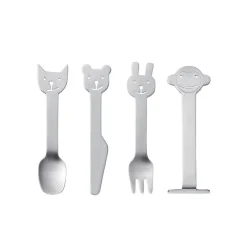 Animal Friends Børnebestik 4 dele