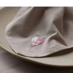 Christmas Hearts Embroidery Stofservietter 4 stk.