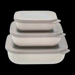 Cirqula lav Rekt. skålesæt m.låg 3 stk.