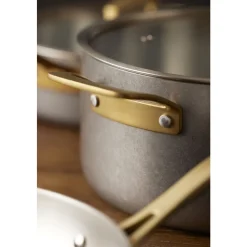 Durance Gryde med glaslåg