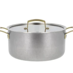 Durance Gryde med glaslåg