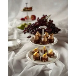 Eau Serveringsopsats, to etager