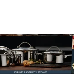 Endurance Grydesæt m/låg 6 dele
