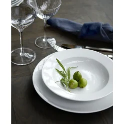 Eventail Tallerken dyb med fane