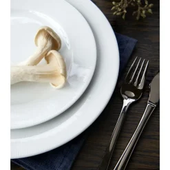 Eventail Tallerken flad med fane