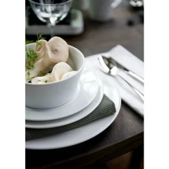 Eventail Tallerken flad med fane