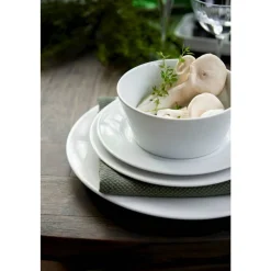 Eventail Tallerken flad med fane