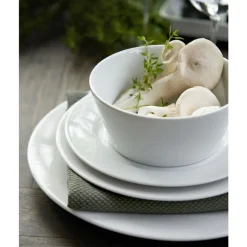 Eventail Tallerken flad med fane