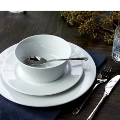 Eventail Tallerken flad med fane