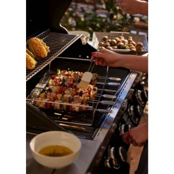 Grillspyd m. stativ 6 stk.