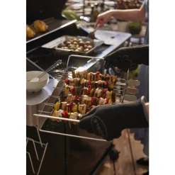 Grillspyd m. stativ 6 stk.