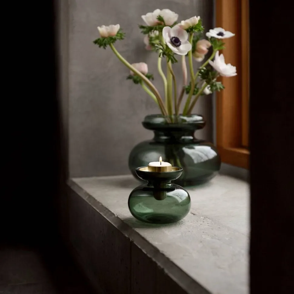 Inu Vase/Lysestage 2 dele