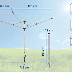 LinoLift 500 Paraplytørrestativ