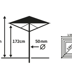 LinoProtect 400 Paraplytørrestativ