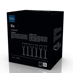 London Snapseglas 6 stk.