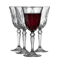 Melodia Rødvinsglas 4 stk.
