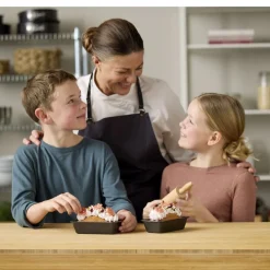 Mini-brødformsæt m. kagerulle 3 dele