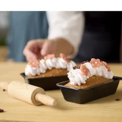 Mini-brødformsæt m. kagerulle 3 dele