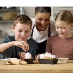 Mini-brødformsæt m. kagerulle 3 dele