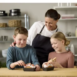 Mini-brødformsæt m. kagerulle 3 dele