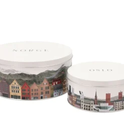 Norge/Oslo Kagedåsesæt 2 stk.