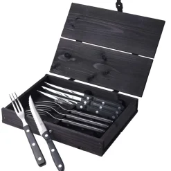 Old Farmer Black Steakbestik/grillbestik 8 dele