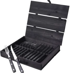 Old Farmer Black Steakbestik/grillbestik 12 dele