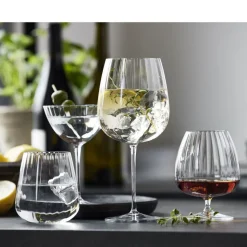 Optica Gin & tonic-glas burgundy 4 stk.