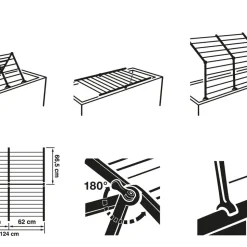Pegasus Bath 190 Extendable Tørrestativ