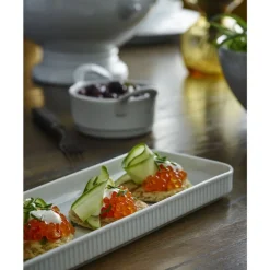 Plissé Fad rektangulært