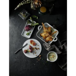 Plissé Fad rektangulært