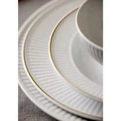 Plissé Gold Tallerken dyb