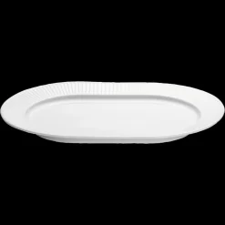 Plissé Serveringsfad ovalt