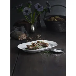 Plissé Serveringsfad ovalt