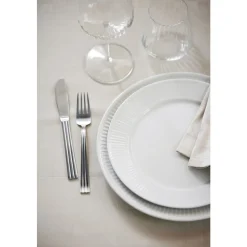 Plissé Tallerken flad