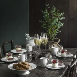 Plissé Tallerken flad