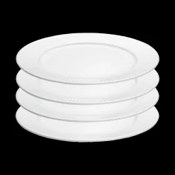 Plissé Tallerken flad 4 stk.