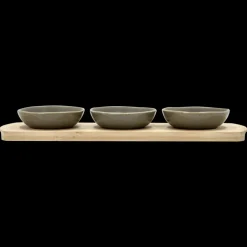 Shoku Bambusbakke med 3 skåle