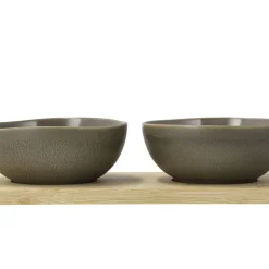 Shoku Bambusbakke med 2 skåle