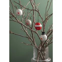 Snowman Juleophæng 2 stk.