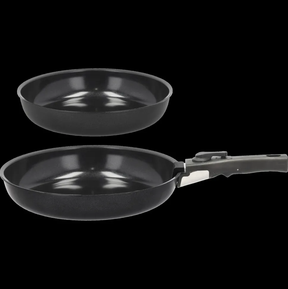 Stegepandesæt aftagel. håndtag