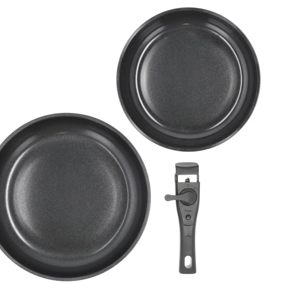 Stegepandesæt aftagel. håndtag