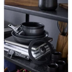 Stegepandesæt aftagel. håndtag