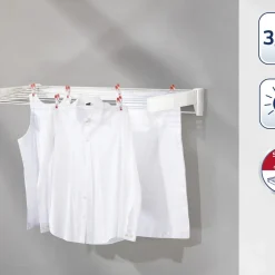 Telegant 36 Protect Plus Vægmonteret tørrestativ