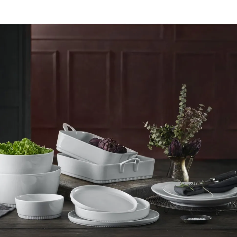 Toulouse Tallerken flad lige kant