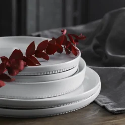 Toulouse Tallerken flad lige kant