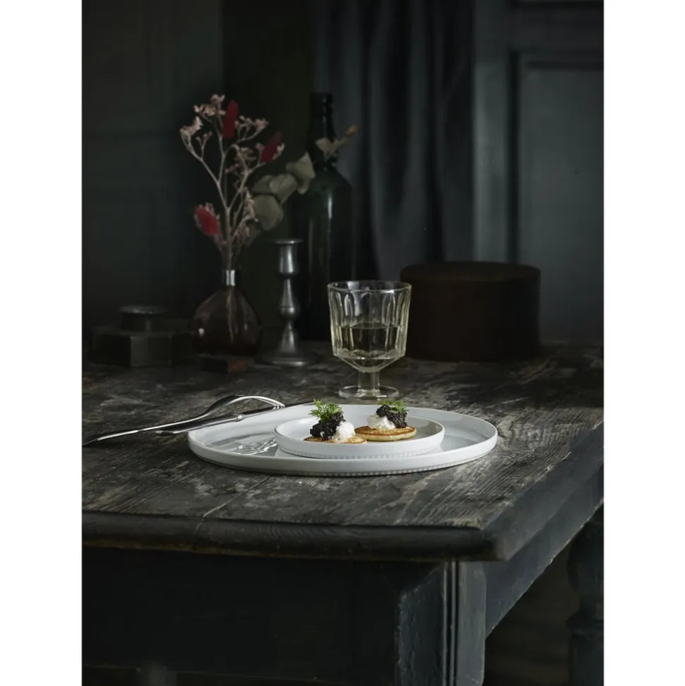 Toulouse Tallerken flad lige kant