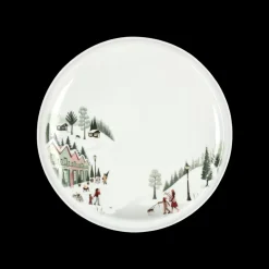 Vinter Toulouse Tallerken flad lige kant