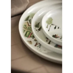 Vinter Toulouse Tallerken flad lige kant